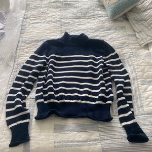 J. Crew roll neck cotton sweater